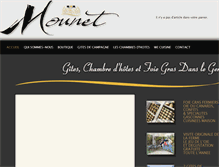 Tablet Screenshot of ferme-de-mounet.com